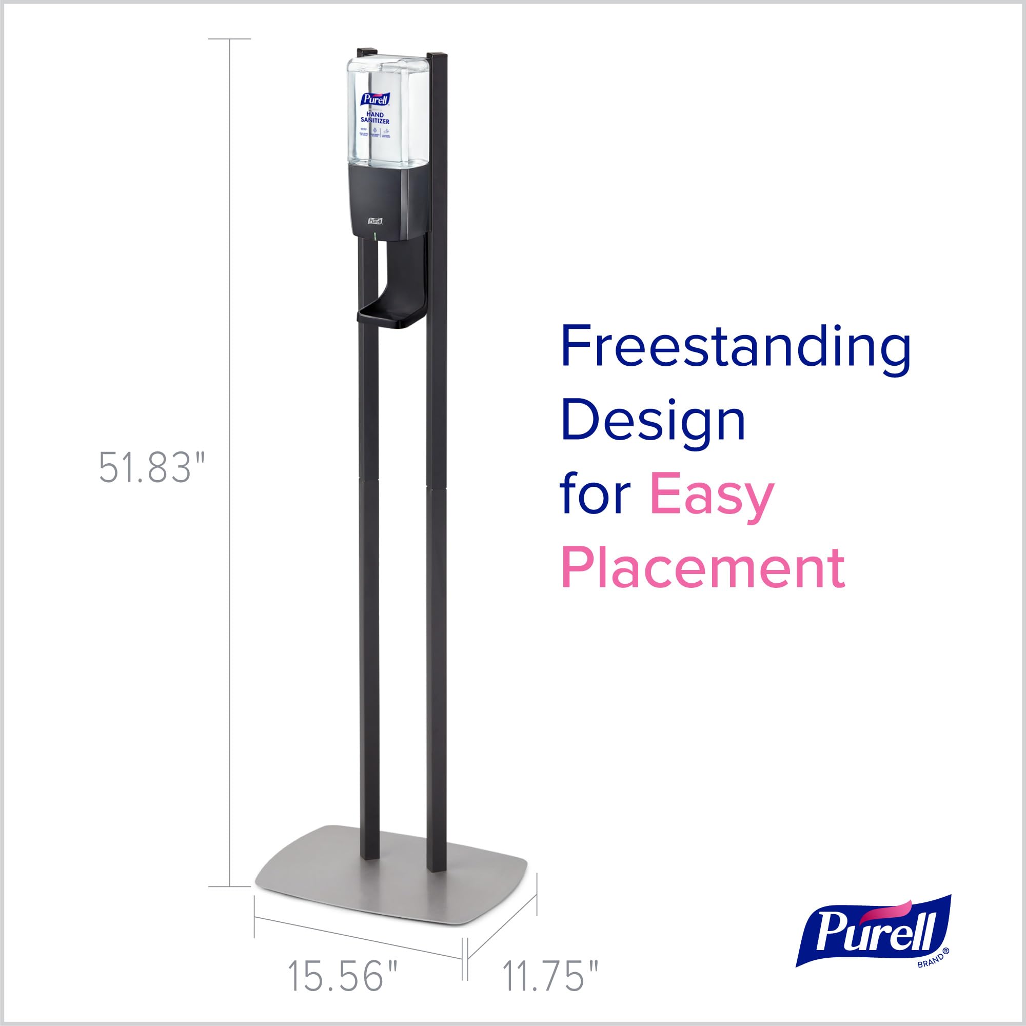 PURELL ES10 Dispenser Floor Stand with Graphite Automatic Hand